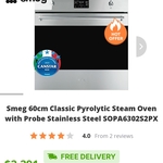Appliances Online Smeg SOPA6302S2PX oven $2291 (rrp $3590)