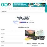 Win a 12Volt GoRV Prize Pack Worth $4,247 from GoRV