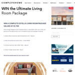 Win an Estella Living Room Package Valued at $1,799 from Home Design Magazine and Complete Home & Luxo Living