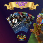 Win a $100 Steam Gift Card, 1 of 2 $50 Steam Gift Cards, 1 of 4 $25 Steam GCs or 1 of 10 $10 Steam GCs from Elder’s Grace