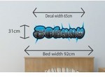 Custom Graffiti Name Decals for Boys and Girls Rooms Save 35% Was $39.95 Now $25.97 Free Ship