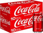 Coca-Cola Soft Drink Varieties Multipack Cans 20 x 375ml $16.10 ($14.49 S&S) + Delivery ($0 with Prime/ $39 Spend) @ Amazon AU
