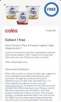Free - Dairy Farmers Thick & Creamy Yoghurt 140g Range at Coles @ Flybuys (Activation Required)