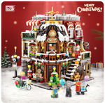 LOZ Christmas Coffee House Mini Bricks Modular Building Toy $62.43 (16% off) + $20.52/$25.40 Delivery @ Barweer