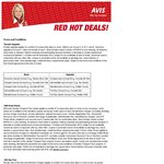 Rent with AVIS 3 Days or More for 500 Extra QFF Points (Plus Usual 3points Per $1)