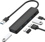 Azhizco USB 3.0 USB Hub, 4 Port with 5Gbps Data Transfer $12.97 + Delivery ($0 with Prime/ $59 Spend) @ Azhizco-AU via Amazon AU