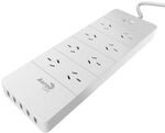 Aerocool PowerStrip 8 AC Outlets Surge Protector with 5 USB Ports 40W $25 Delivered + Card Fee @ Harris Technology