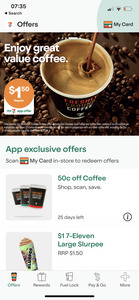 $0.50 off Any Coffee @ 7-Eleven (App Required)