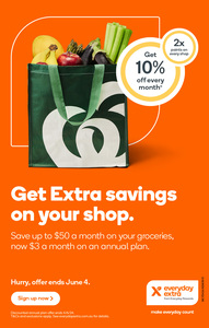 Everyday Extra: Annual Plan $35 for The First Year (Ongoing $70/Year, New and Returning Subscribers) @ Everyday Rewards