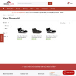 Vans High Top Sneakers $49.95 (RRP $109.95) + Shipping @ Brand House Direct
