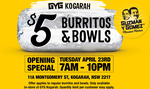 [NSW] $5 Burritos & Bowls (in-Store Only) @ Guzman Y Gomez, Kogarah