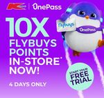[OnePass] Collect 10x Flybuys Points on Your Total Shop (In-Store Only, Usually 5x Points) @ Kmart & Target