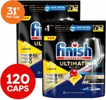 Finish Ultimate Dishwasher All-in-1 60 Tablets 2-Pack (120 Tablets, 31 Cents Each) $37.20 + Delivery ($0 with OnePass) @ Catch