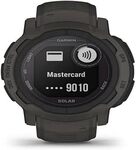 [Prime] Garmin Instinct 2 Solar Rugged GPS Smartwatch, Graphite $365.40 Delivered @ Amazon UK via AU