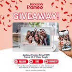 Win a 10.1" Clear Acrylic Smart Wi-Fi Photo Frame For You and a Friend from Jackson Frameo