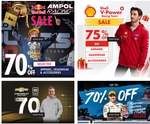 70%-75% off Red Bull Racing Ampol, Shell V Power & More Headwear, Apparel (5% off with Sign-up) + Del @ Motorsport Outlet