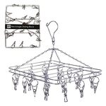 Stainless Steel Clothes Drying Rack $13.99 (Was $29.99) + Free Shipping @ Direct From Factory