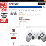 EB Controller Sales - White PS3 Controller $47.00 Was $78.47