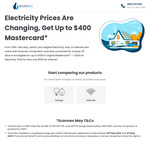 Switch Provider for Bonus Prepaid Mastercard (up to $400): Electricity $200, Gas $100, Internet $100 @ Econnex (Exc NT, Ergon Q)