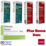 2x 200dose Nasal Decongestant + 2x 140dose Mometasone + 30x Cetirizine + Bonus Item $41.99 Delivered @ PharmacySavings
