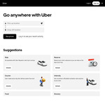 50% off First 4 Uber Rides (up to $50 off) for New Customers Only @ Uber