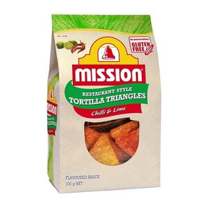 Mission Chilli Lime / Cheesy Nachos Corn Chips 230g $3.50 ($3.15 S&S - Expired) + Delivery ($0 with Prime/ $59+) @ Amazon AU