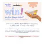Win a Medela Magic InBra & Storage Bag by Alf the Label (Valued $999) from One Fine Baby