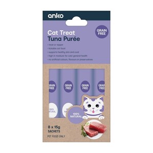 Anko Cat Treat Creamy Puree Tuna 8-Pack / Juicy Bits 4-Pack $0.50 + Delivery ($0 C&C/ in-Store/ OnePass) @ Kmart (Excl NSW)