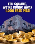 [VIC] Free Pies 26 Sep 7:00am to 8:30am @ National Pies (Federation Square)