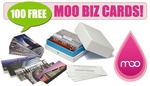 100 Free MOO Business Cards, $4.15 for Delivery