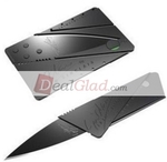 Credit Card Shaped Foldable Knife (Black) $3.86 with free shipping