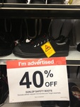 40% Dunlop Safety Boots at Target