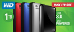 Western Digital 1TB USB 3.0 Portable HDD $99.95 + $5.95 Shipping @ Catch of The Day