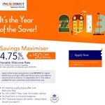 ING Direct Savings Maximiser $50 Bonus Plus 4.5% p.a. Welcome Rate for 4 Months