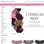 Women's Panties - 3 for $20 (+ $9.90 Shipping)