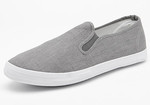 Men's Slip on Canvas Shoe - Grey Denim $5 @ Target