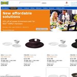 Ikea Family: 20% off boxed dinnerware sets, plus DINERA 18 piece $15.99