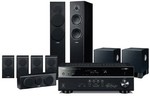 Yamaha YHT-595 7.2ch Home Theatre System with Dual Subwoofer and RX-575 Amps for $1295 + Freight