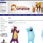 Zebra, Cow, Giraffe, Dinoasur, Panda Onesies Pajama Kigurumi for $19.99 Only (Save $5)