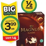 Streets Magnum Pk 4-6 $3.99 Each (Save $4) @ Woolworths Starts 12 Feb