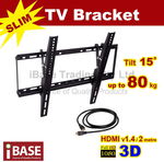 HDMI LCD LED Plasma Tilt TV Wall Mount Bracket @ AU $21.51 + Free Postage