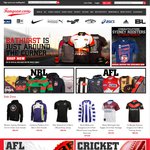 30% off Selected AFL Merchandise & 20% off Selected NRL Merchandise at FanGear