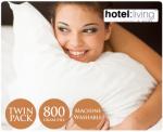 Hotel Living Comfort Pillow Twin Pack $19.95+ $7.95 Shipping COTD Subscriber Only Special