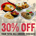 30% off Your Total Bill at Ipoh on York (Sydney CBD) for Orders above $20
