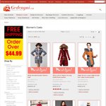 Women‘s Coats 75% off + Free Shipping from Gedengni