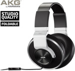 AKG K551 over-Ear Headphones w/ Mic - Silver/Black $119.95 + P/H @ Catch Of The Day