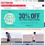Cotton on / Typo - Online Flash Sale 30% off