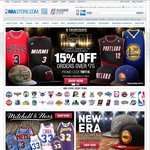 NBA Basketball Store 15% off All Orders over $75USD
