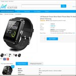 57% OFF - US $25.99 U8 Bluetooth Smart Wrist Watch Phone Mate Free Shipping @Allbuy