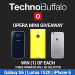 Win 1 of 3 Smart Phones from Opera @ TECHNOBUFFALO (International Giveaway) [Daily Entry]